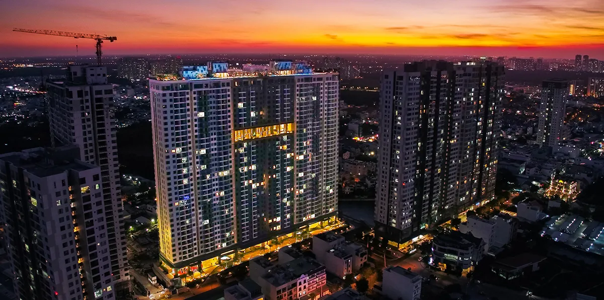 Dự án River Panorama Quận 7 hai tòa tháp ven sông Sài Gòn