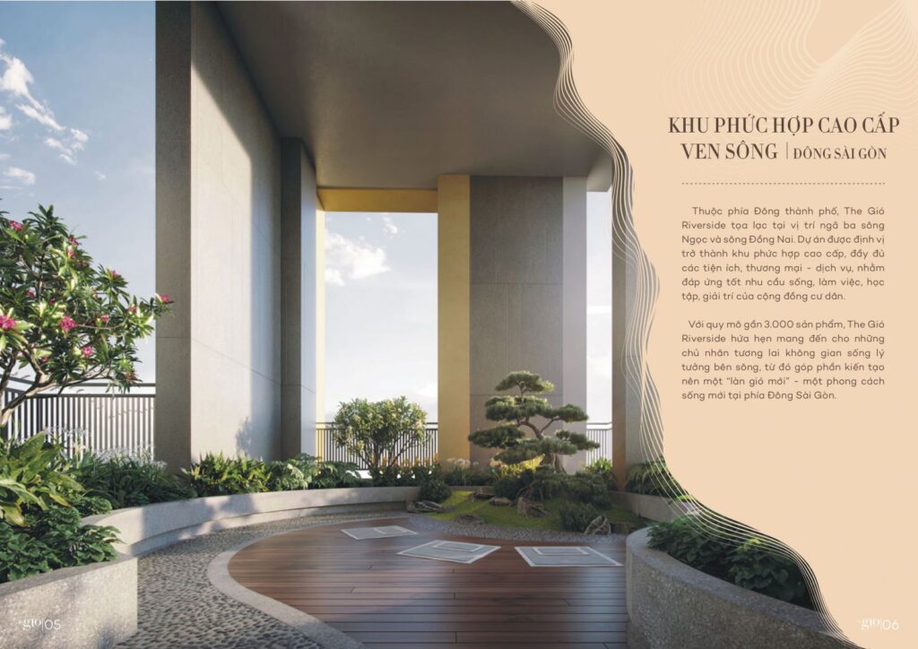 Khu phức hợp cao cấp - The Gió Riverside An Gia Dĩ An