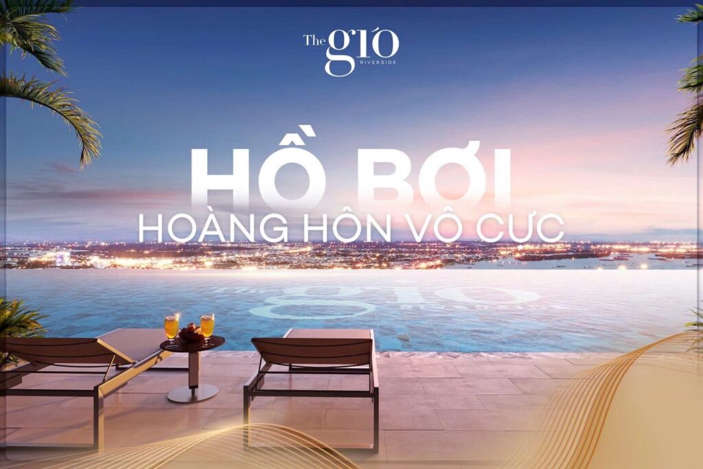 Hồ bơi hoàng hôn vô cực - The Gió Riverside An Gia Dĩ An