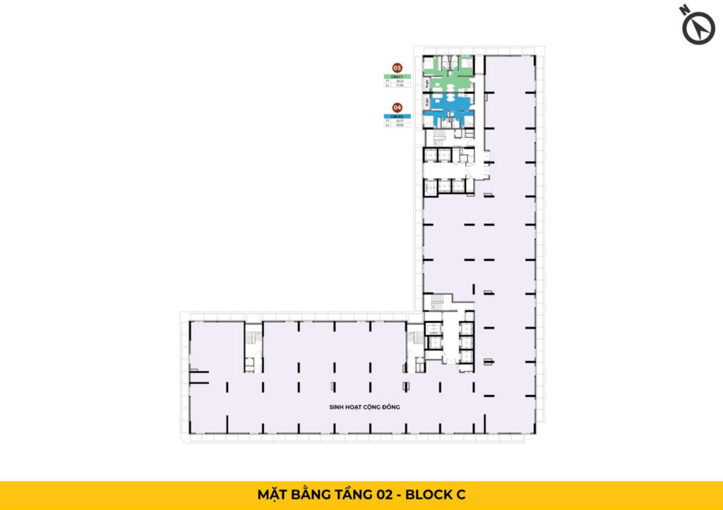MB TẦNG 02 - BLOCK C