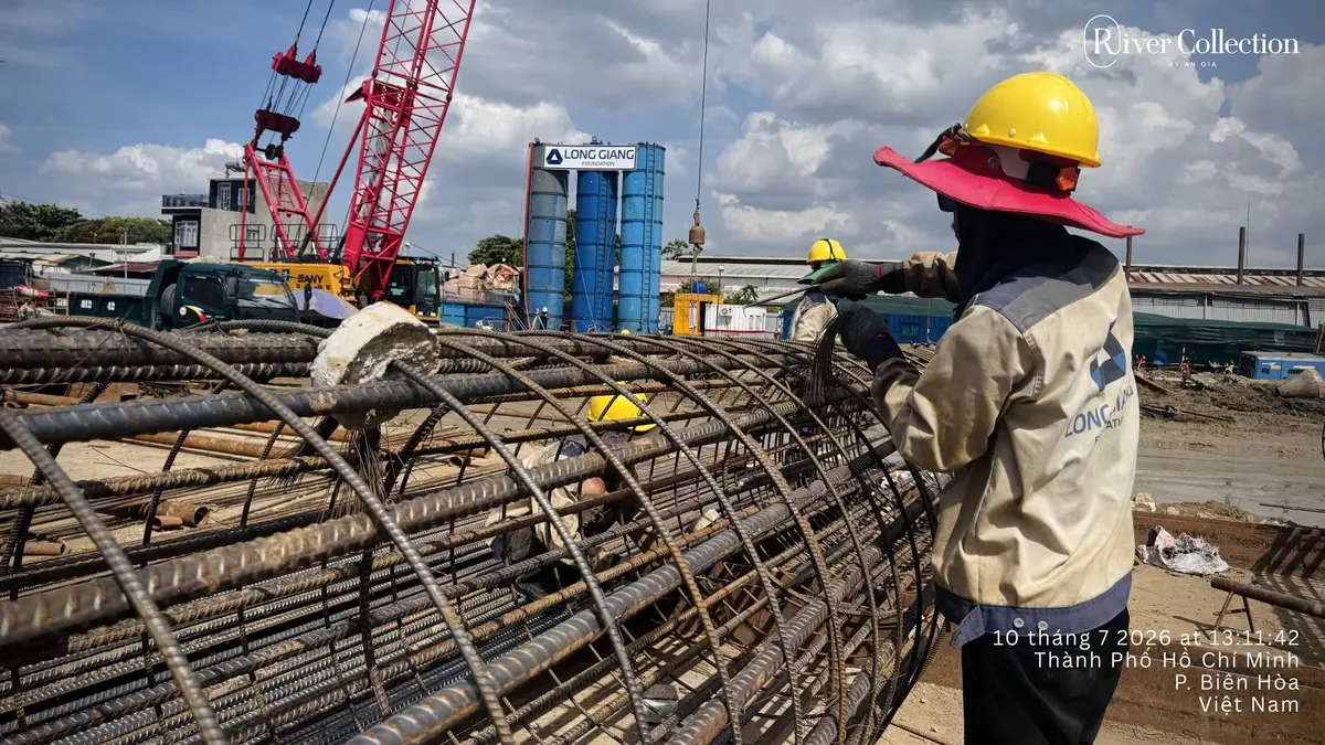 Dự án căn hộ ven sông Biên Hòa nhìn từ phía sông Đồng Nai